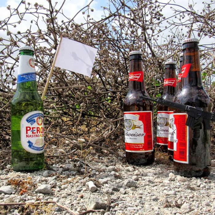 World War Two Recreated With Beers