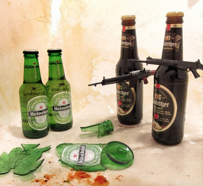 World War Two Recreated With Beers