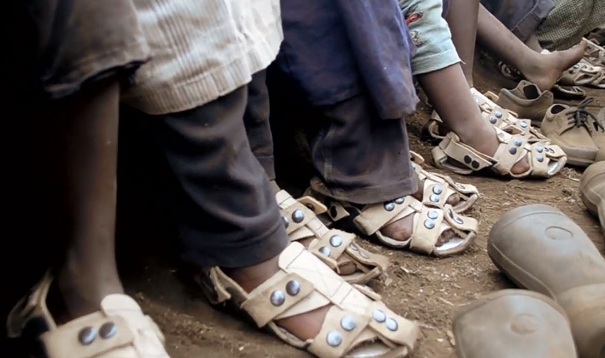 Shoes That Grow: Guy Invents Sandals That'll Grow 5 Sizes In 5 Years To Help Millions Of Poor Children