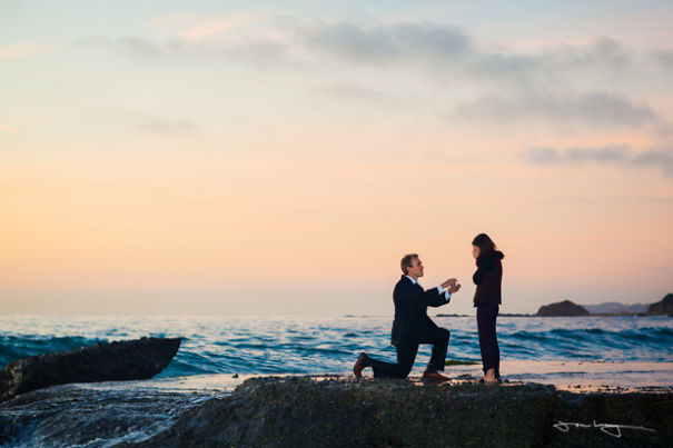 Beach Marriage Proposal