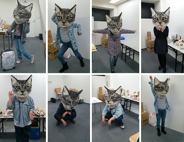cat-head-mask-needle-felt-housetu-sato-japan-school-wool-art-3