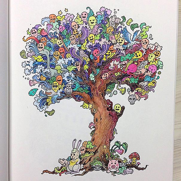coloring-book-adult-doodle-invasion-kerby-rosanes-10