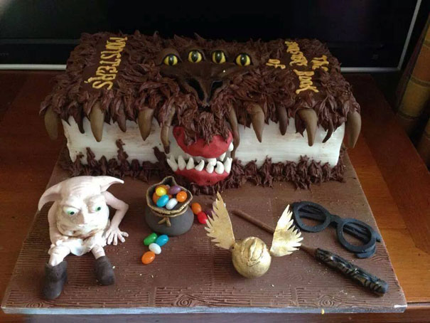 Harry Potter Themed Cake