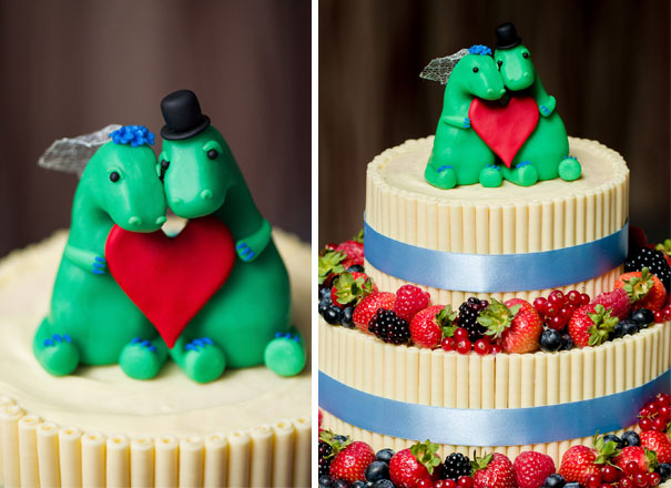 Dinosaur Wedding Cake