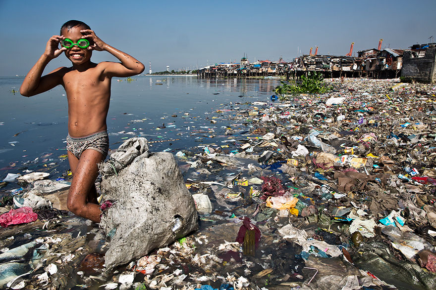 He Spends Each Morning Looking For Recyclable Plastic That He Can Sell For 35 Cents Per Kilo To Help His Family