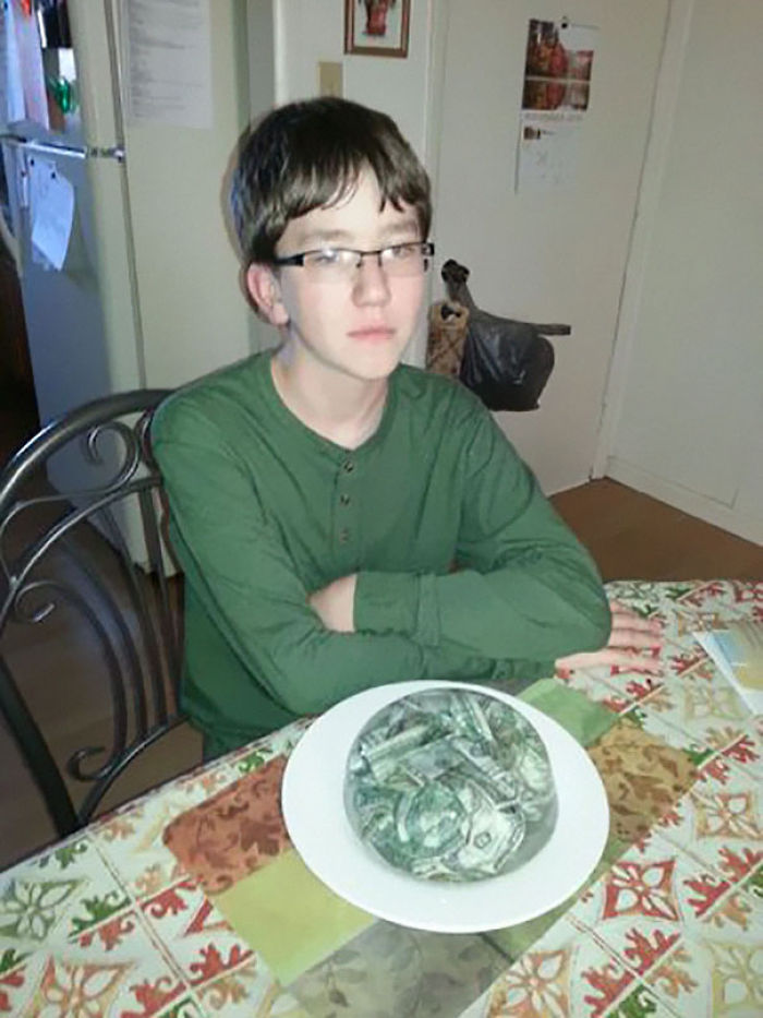 My Son Wanted "Cold Hard Cash" For His Birthday