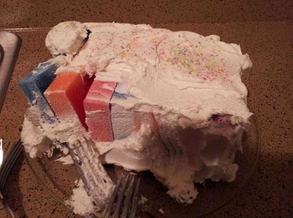 My Friend's Mom Made Us A Cake...