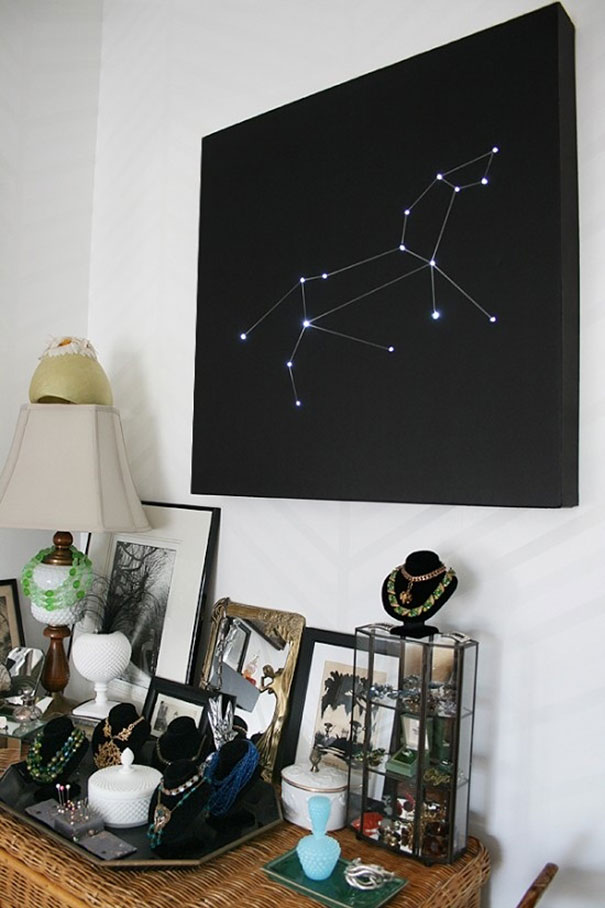 DIY Constellation Wall Art