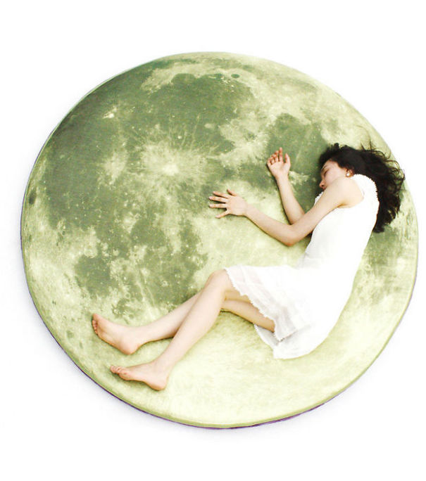 Floor Giant Moon Pillow