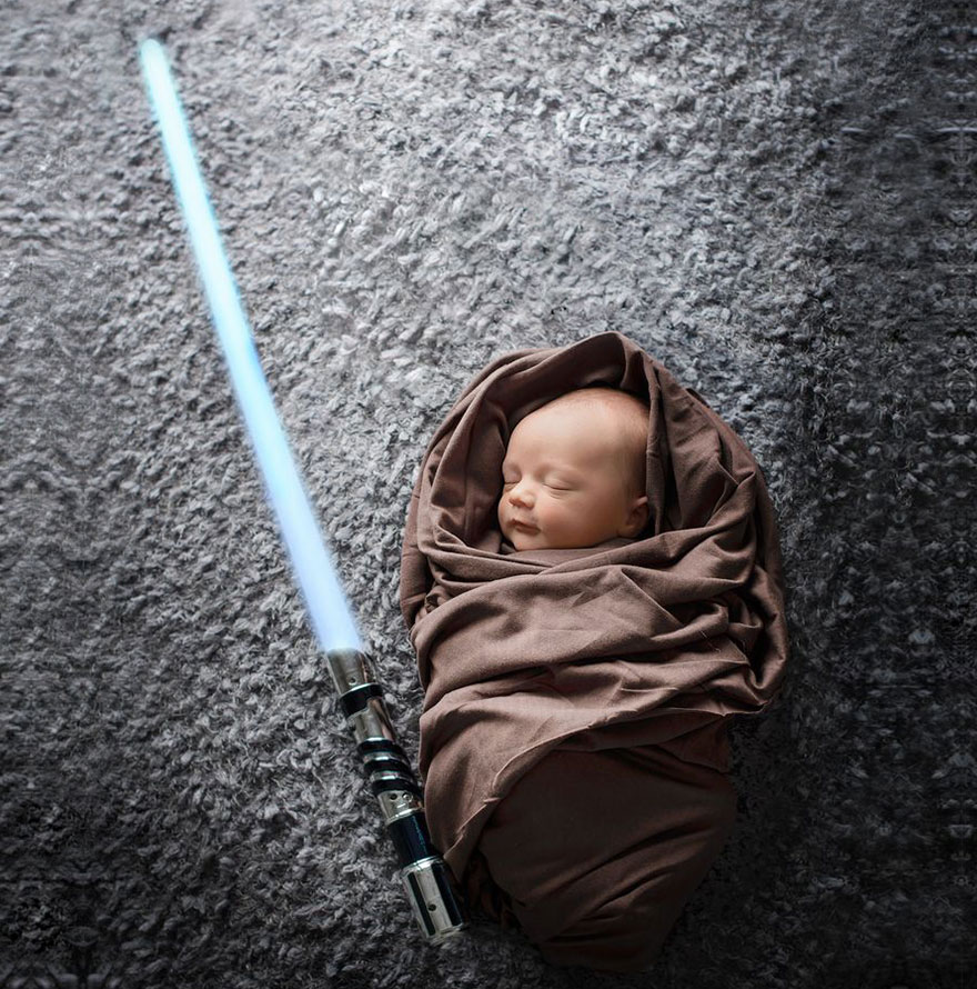 Baby Star Wars Jedi