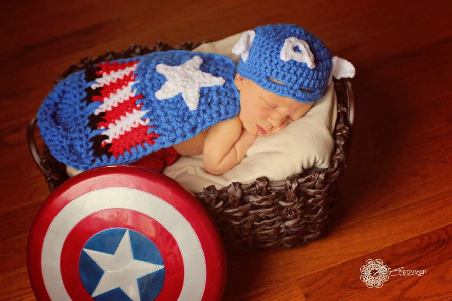 Baby Captain America