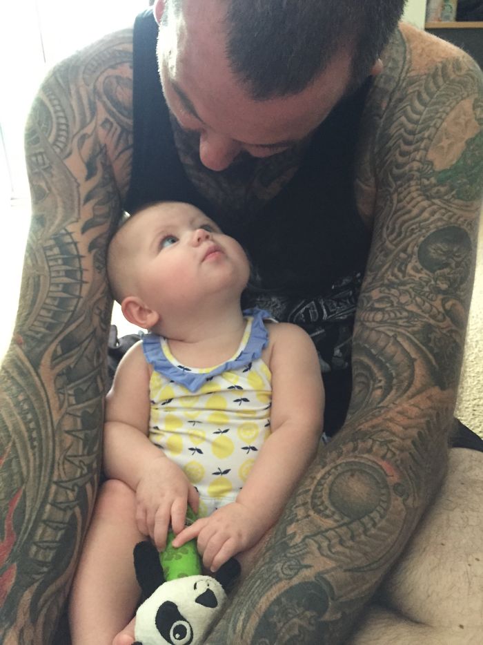 124 Babies And Their Tattooed Parents That Look Absolutely Beautiful Together