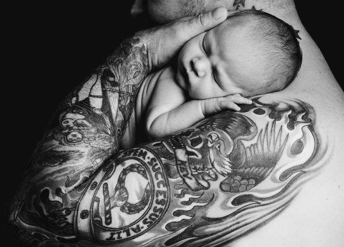124 Babies And Their Tattooed Parents That Look Absolutely Beautiful Together