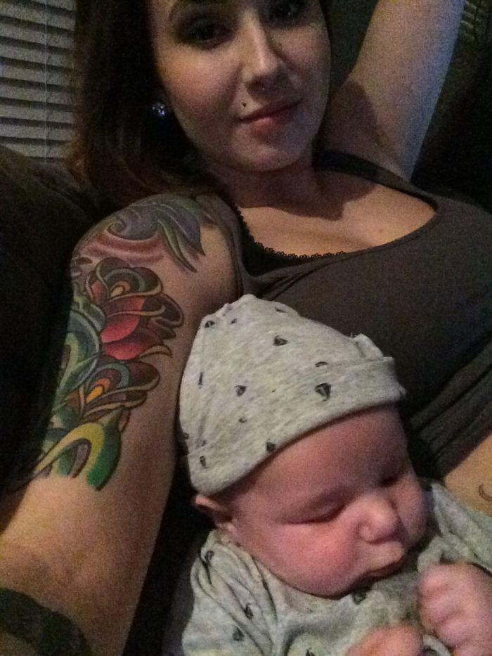 124 Babies And Their Tattooed Parents That Look Absolutely Beautiful Together