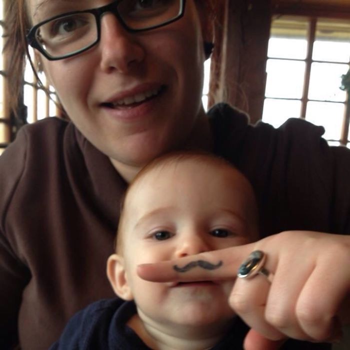 124 Babies And Their Tattooed Parents That Look Absolutely Beautiful Together