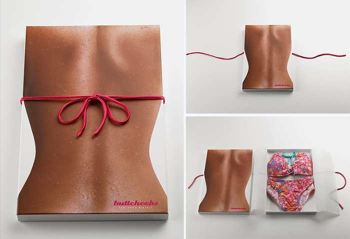 Interactive Bathing Suit Packaging