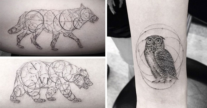 Geometric Tattoos By Dr. Woo Who’s Been Experimenting With Ink Since He Was 13