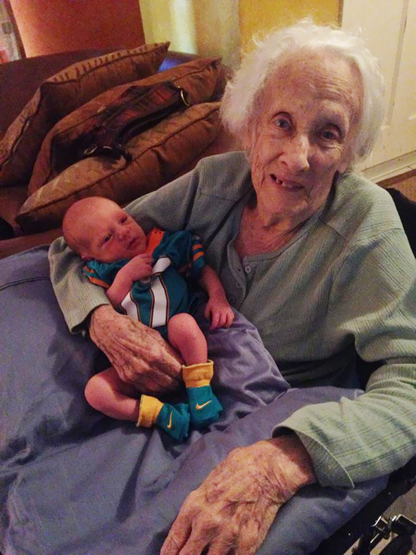 101-Year-Old Meets Newborn Great-Granddaughter Before Dying Days Later