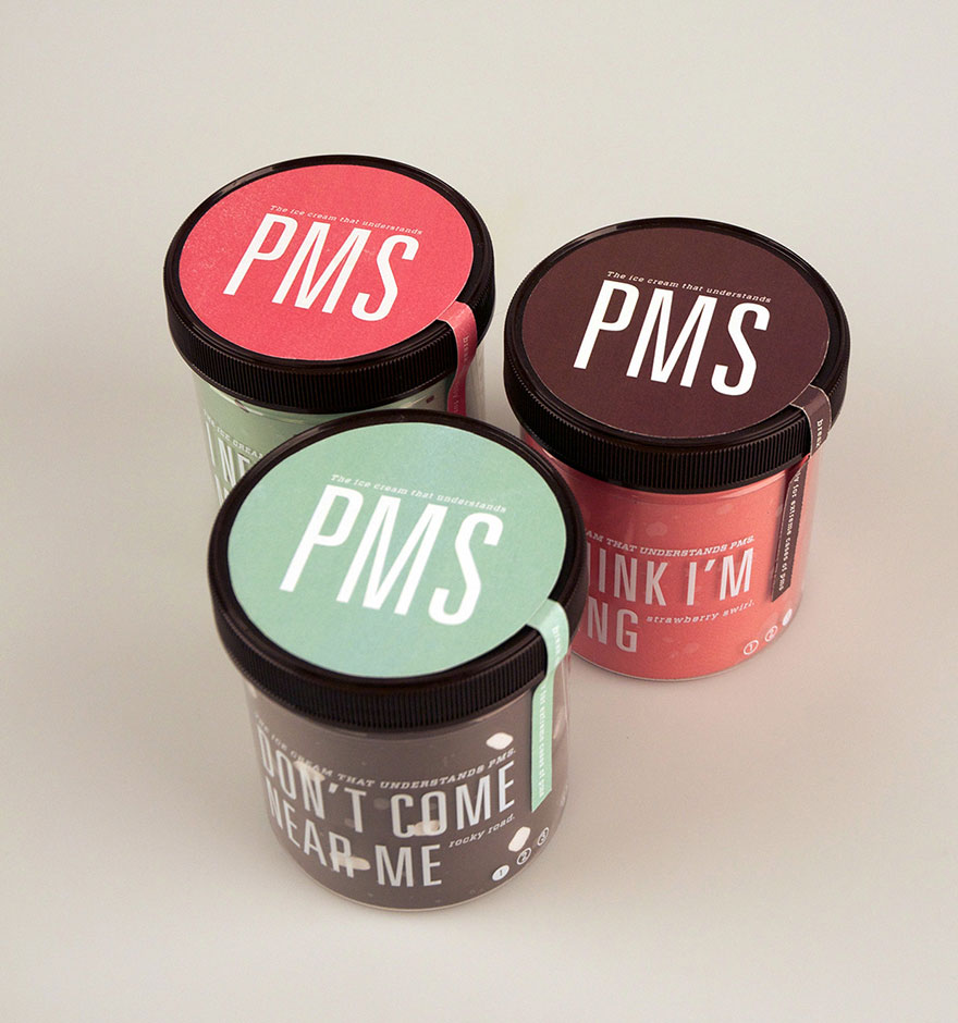 PMS Ice Cream Has Flavors That Perfectly Describe How Women Feel