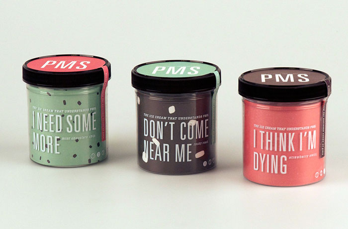 PMS Ice Cream Has Flavors That Perfectly Describe How Women Feel