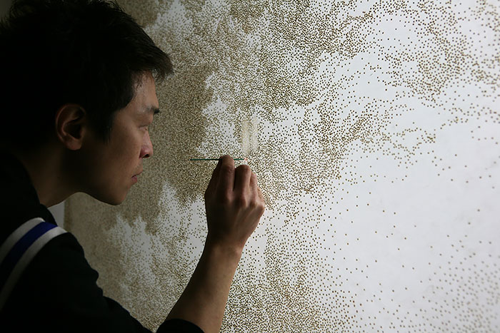 Artist Burns Holes In Paper With Incense Sticks To Create Amazing Art