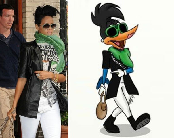 Rihanna And Duck
