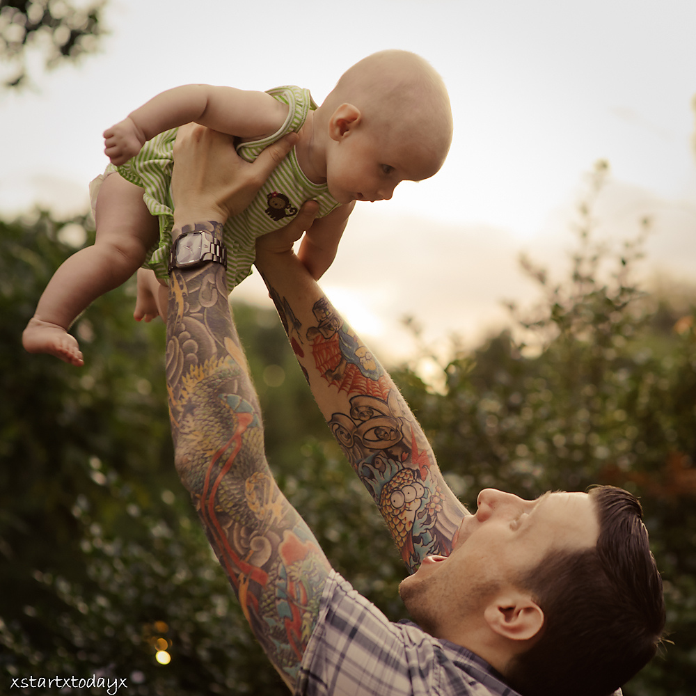124 Babies And Their Tattooed Parents That Look Absolutely Beautiful  Together | Bored Panda