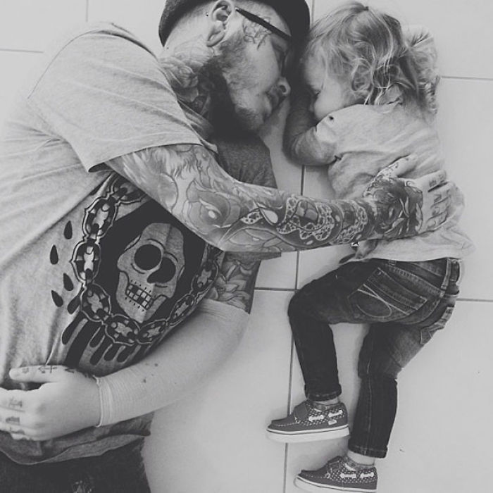124 Babies And Their Tattooed Parents That Look Absolutely Beautiful Together