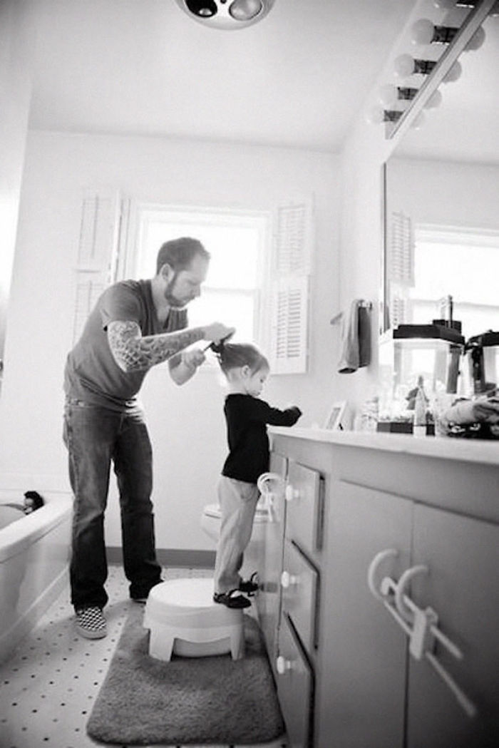 124 Babies And Their Tattooed Parents That Look Absolutely Beautiful Together