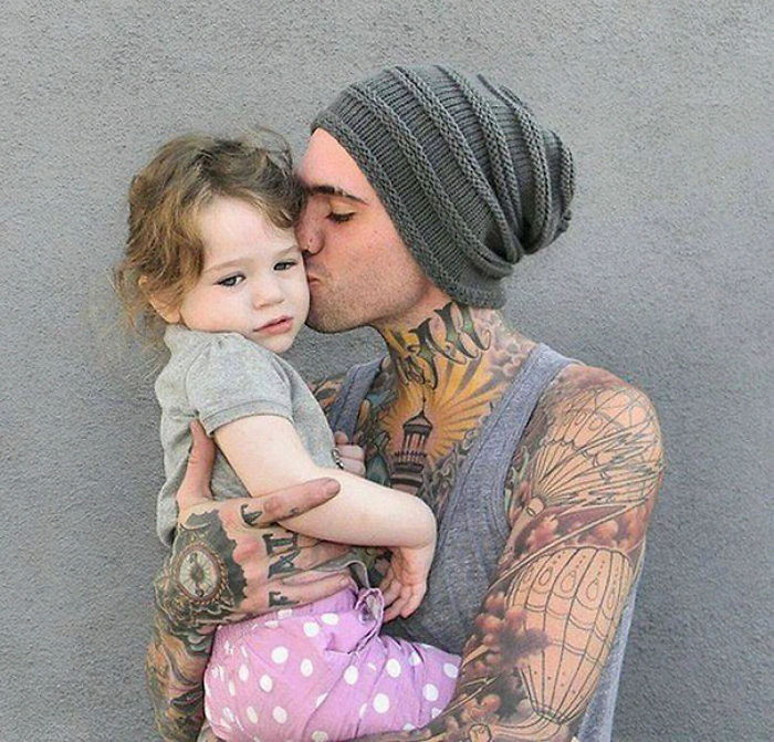 124 Babies And Their Tattooed Parents That Look Absolutely Beautiful Together