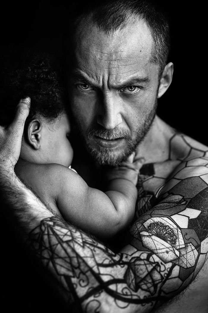 124 Babies And Their Tattooed Parents That Look Absolutely Beautiful Together