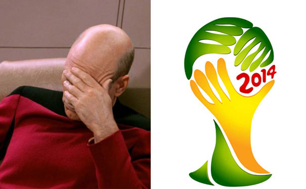 FIFA World Cup Brazil Logo Looks Like Facepalm