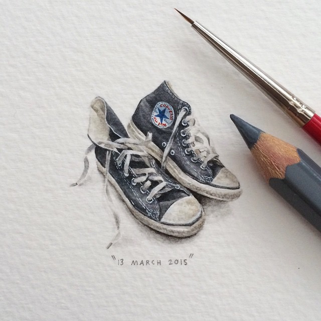 Incredible Miniature Paintings Of Galaxies, Animals And Books By Lorraine Loots