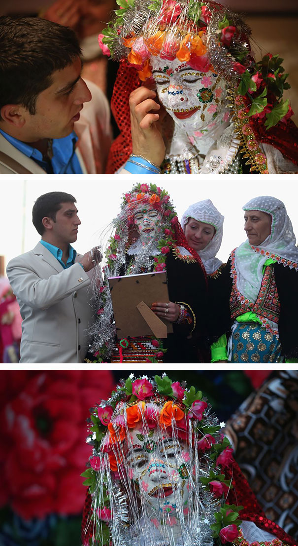 Traditional Bride In Ribnovo Region In Southwest Bulgaria