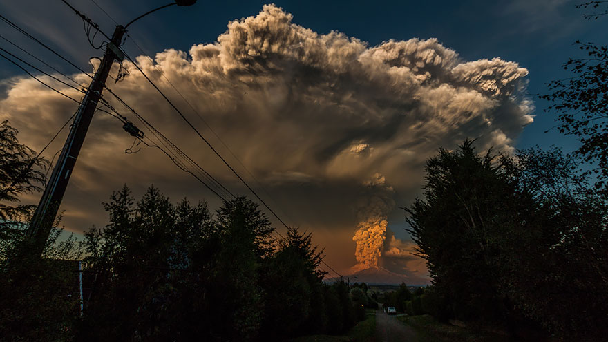 Volcano Eruption In Calbuco, Chile