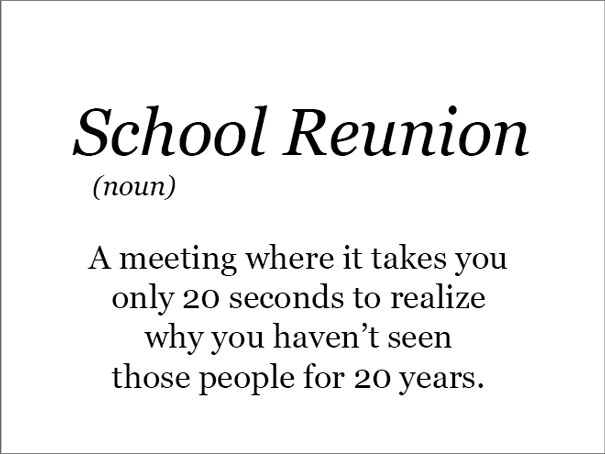 The Real Meaning Of School Reunions
