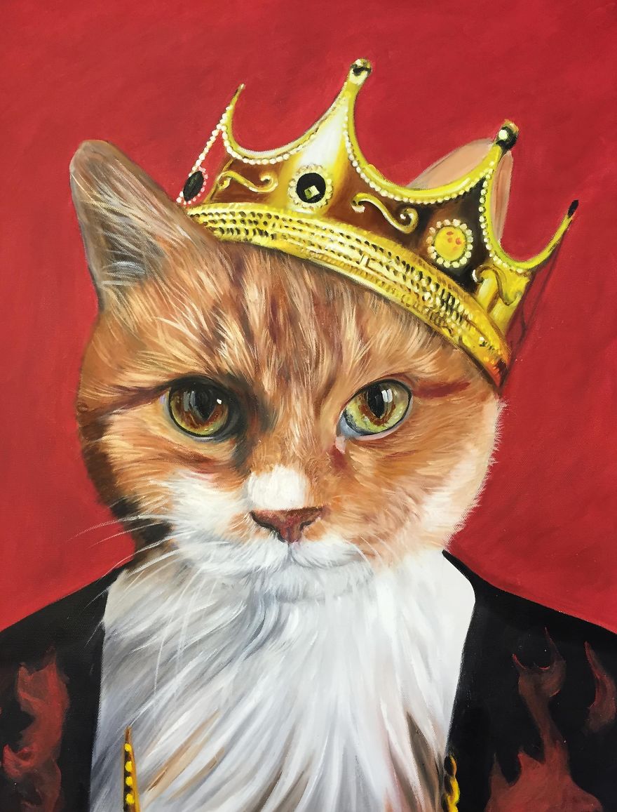 We Make Custom Oil Paintings Of People's Pets. Here Are Some Of Our Favorites.
