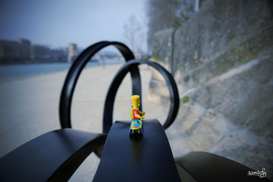 Creo aventuras de LEGO en miniatura en mi tiempo libre