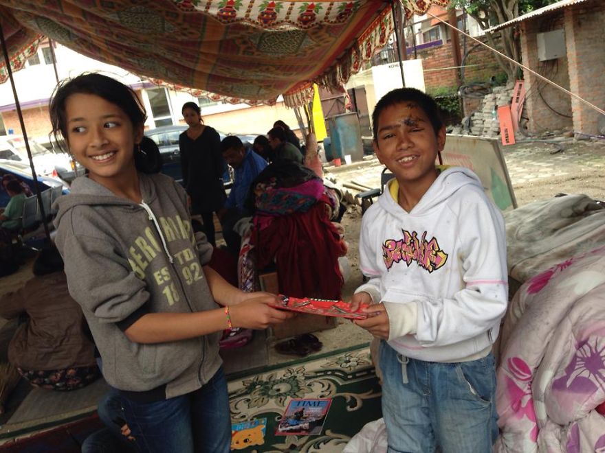 'get Well Soon' Cards Spread Hope In Quake-hit Nepal