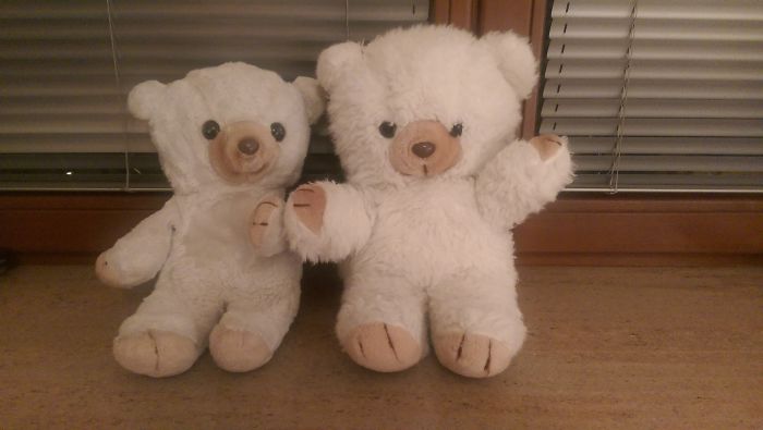 Mine And My Older Sister's Teddy Bears From 1987. We Got Them As Gifts On The Day I Was Born.