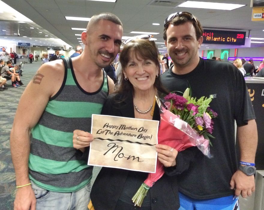 Sons Take Mother On Epic Destination Unknown For Mother's Day