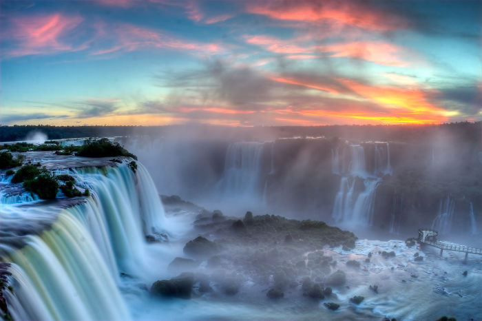 Iguazu Falls (border Between Argentina-brazil)