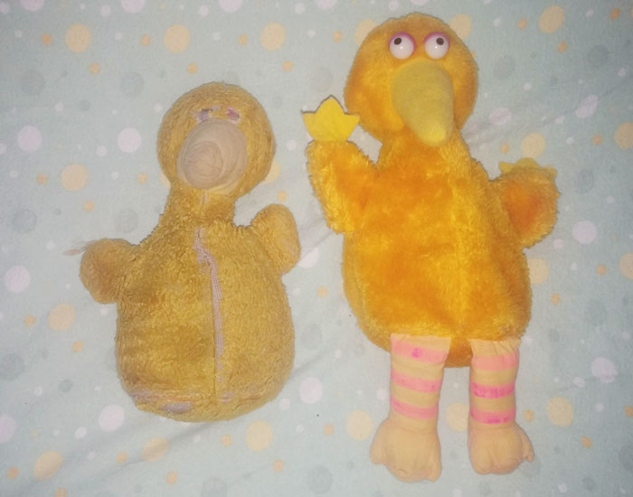 35 Year Old Big Bird Vs My Daughter's 35 Year Old Big Bird Gifted By My Mom