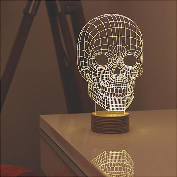 Skull Lamp / Museum Of Modern Art (moma), New York, Usa
