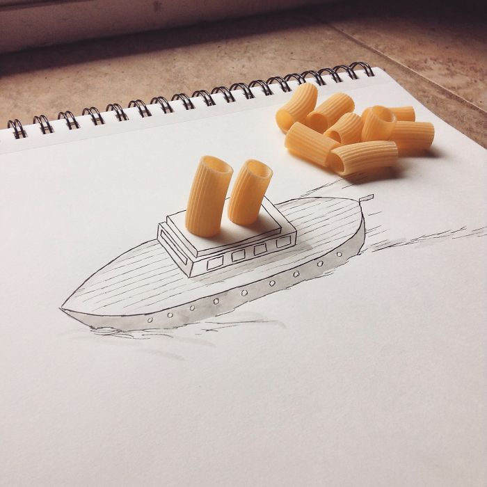 I Use Everyday Objects To Create Fun Illustrations (Part 3)