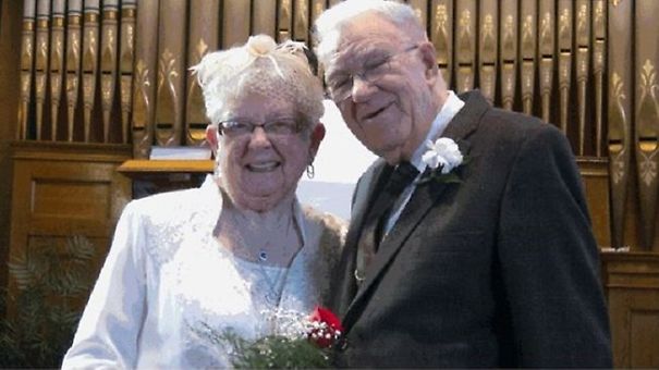 Couple Marries 75 Years After Their First Kiss