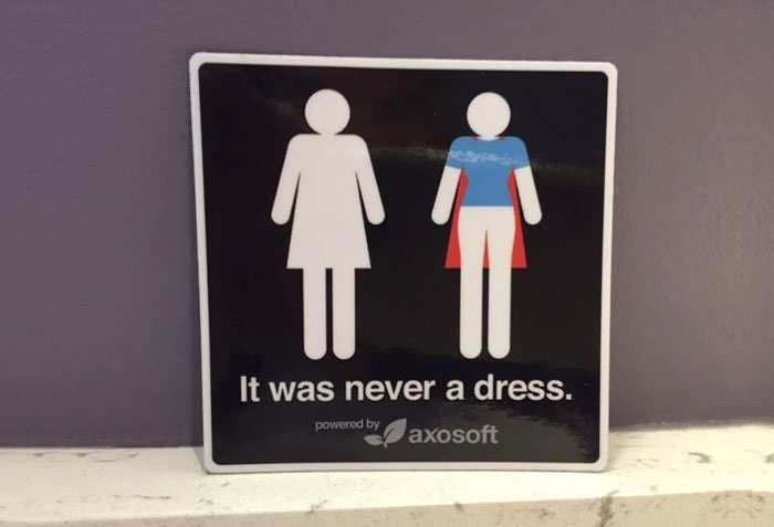 It Was Never A Dress: This Campaign Will Change The Way You See Women’s Bathroom Signs Forever