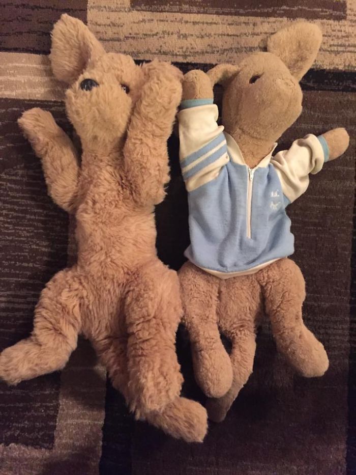 My Well Loved Big Puppy Born In 1985 (on The Right) And A "fresh" 1985 Gund I Found On Etsy.