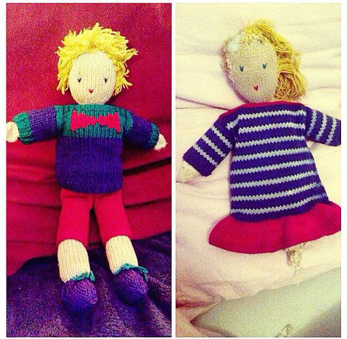 Mum Knitted Us These Dolls 30 Years Ago. I Like(d) Mine More Than My Brother. #mamibäbi