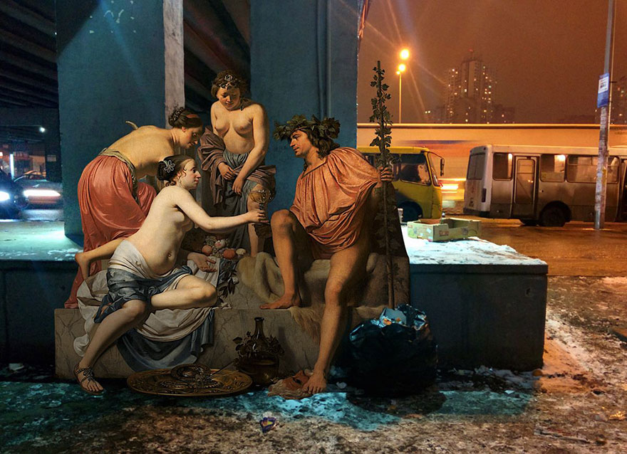 If Figures From Classical Paintings Lived In The Modern Day